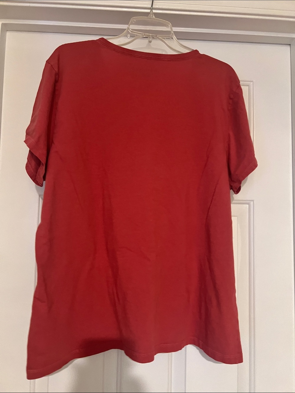 Life Is Good Red V-Neck Shirt - Picture 5 of 5